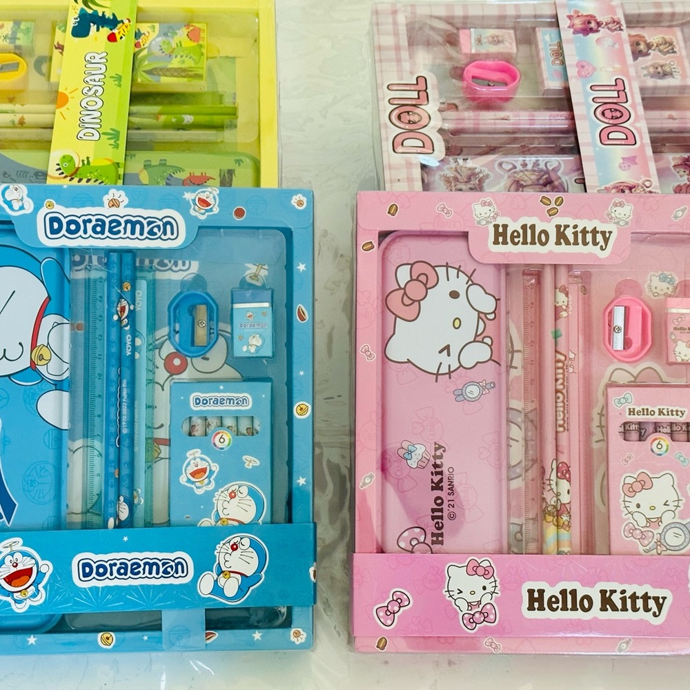 Hello Kitty Pink Kids Stationery Gift Set - Hello Kitty Brand